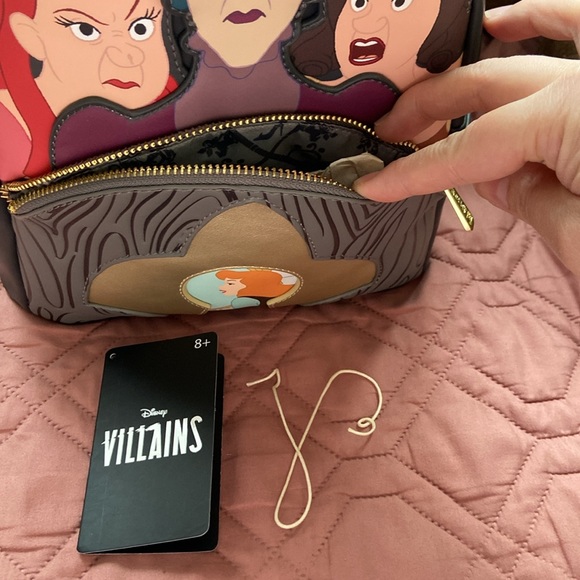 Loungefly Disney Cinderella stepsisters stepmother villains mini backpack - Picture 7 of 9